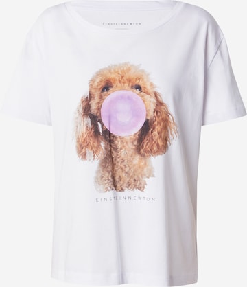 EINSTEIN & NEWTONMajica 'Bubble Poodle' - bijela boja: prednji dio