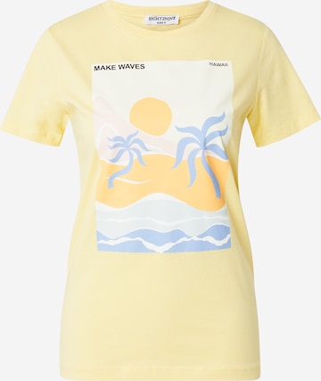 T-shirt Eight2Nine en jaune : devant
