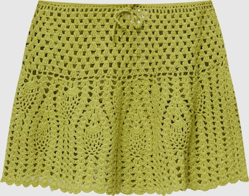 Pull&Bear Rok in Groen: voorkant