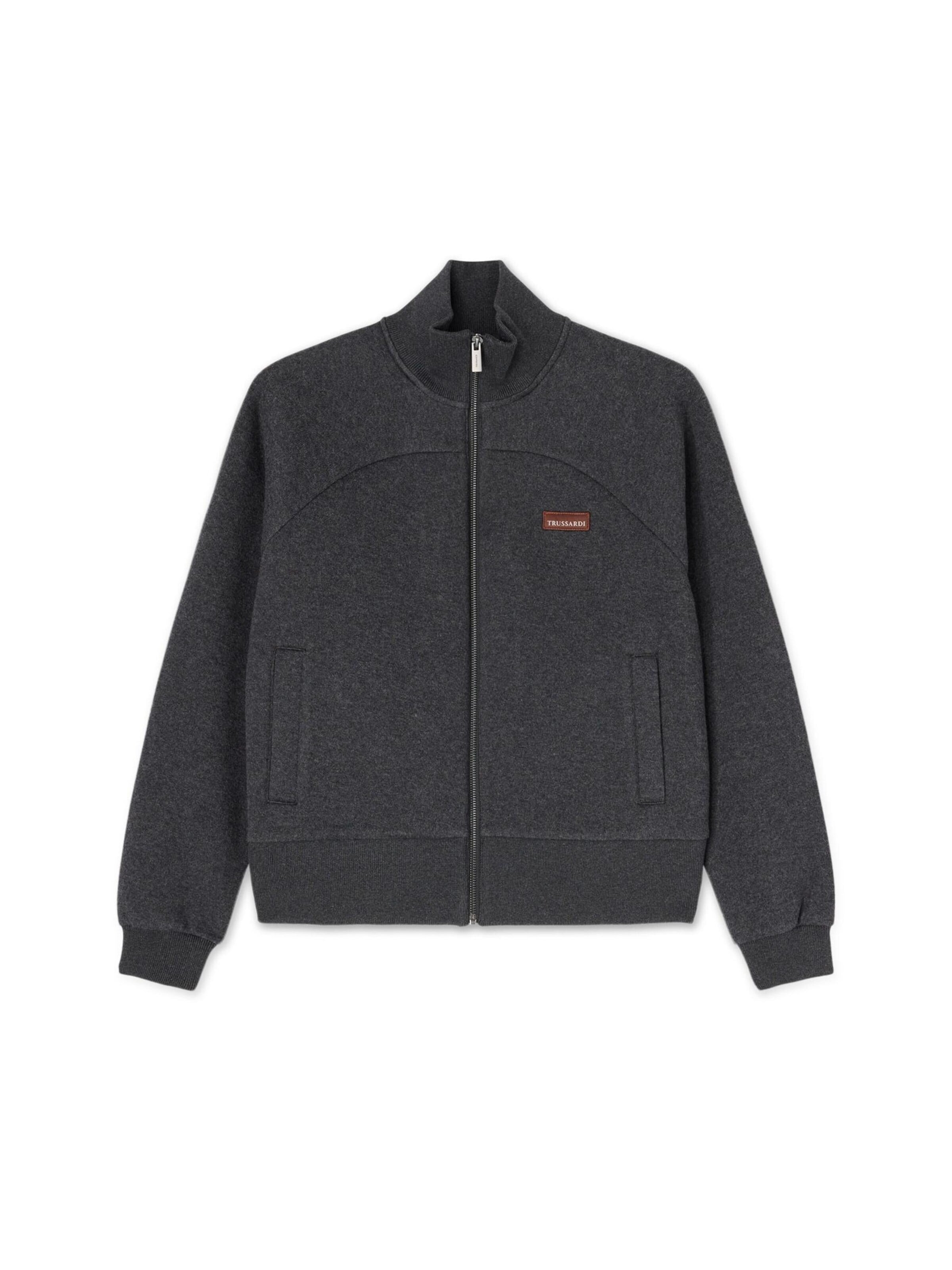 Felpa di Trussardi in grigio: frontale