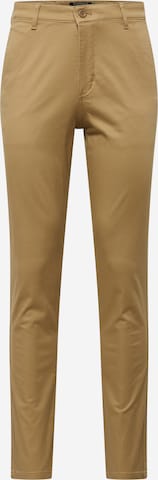 Dockers - Slimfit Pantalón chino en beige: frente