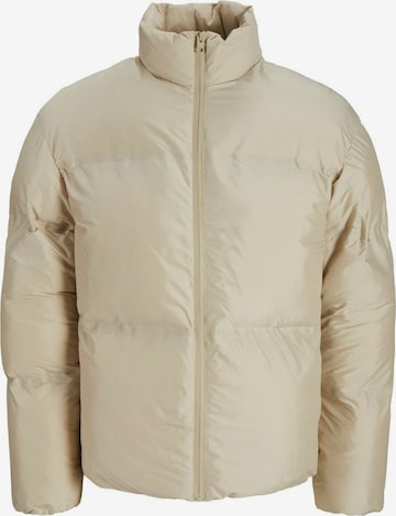 JACK & JONES Winter Jacket in Beige: front