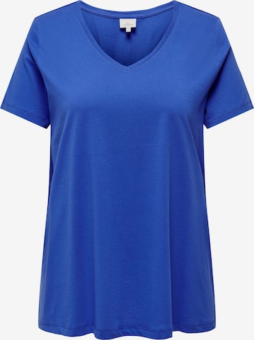 ONLY Carmakoma Shirt 'Bonnie Life' in Blauw: voorkant