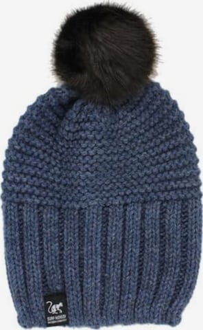 Surf Monkey Beanie in Blue: front