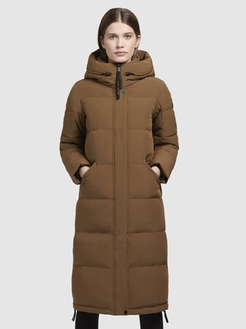 Cappotto invernale ' RIAD ' di khujo in marrone: frontale
