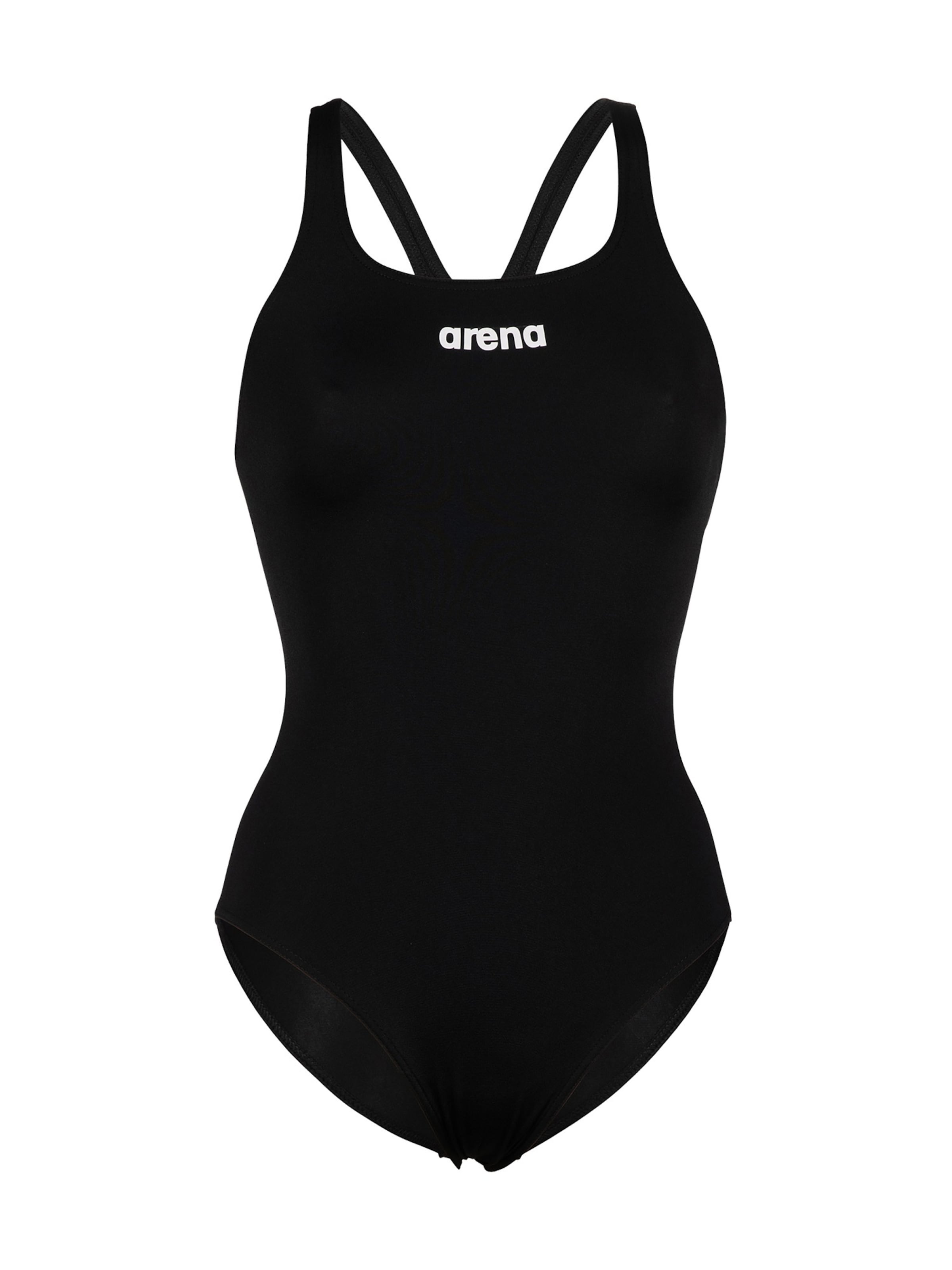 ARENA Ujumistrikoo 'TEAM PRO SOLID', värv must: eest vaates