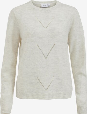 VILA Sweater 'Surili' in White: front