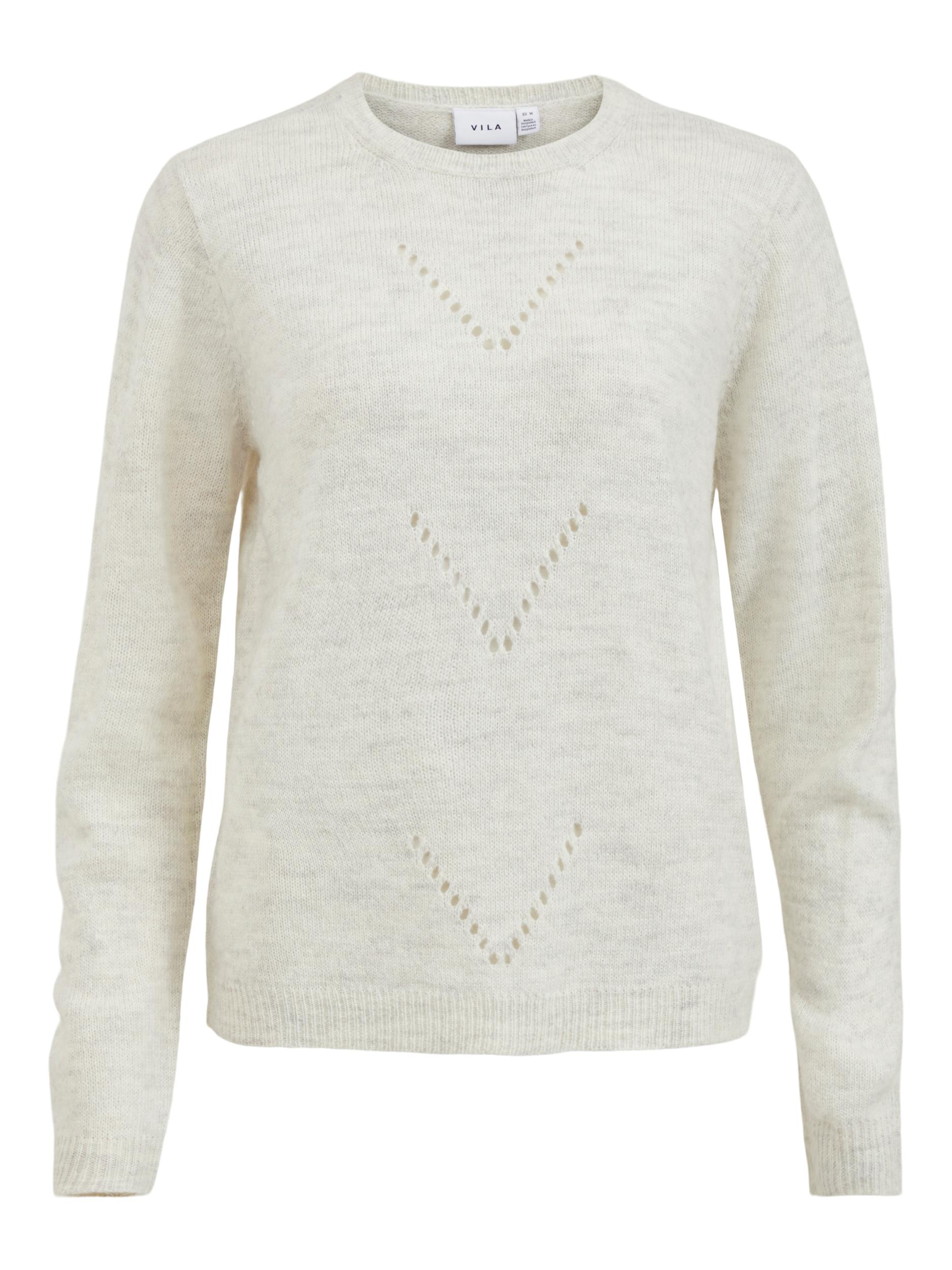 Odzież Plus size VILA Sweter Surili w kolorze Białym 