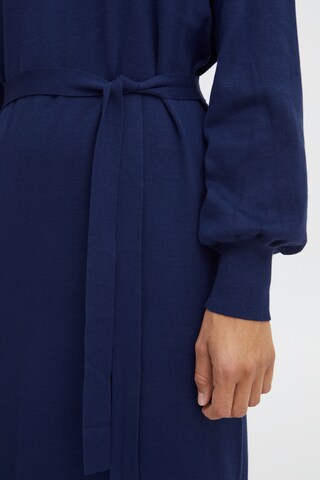 Robes en maille 'BLUME' Fransa en bleu