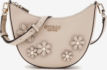 GUESS Shoulder Bag 'Zaria' in Beige: front