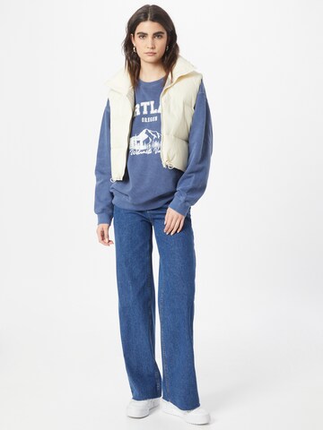 Nasty Gal Sweatshirt 'Portland' in Blue