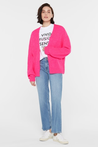 SENSES.THE LABEL Strickjacke in Pink: Vorderseite