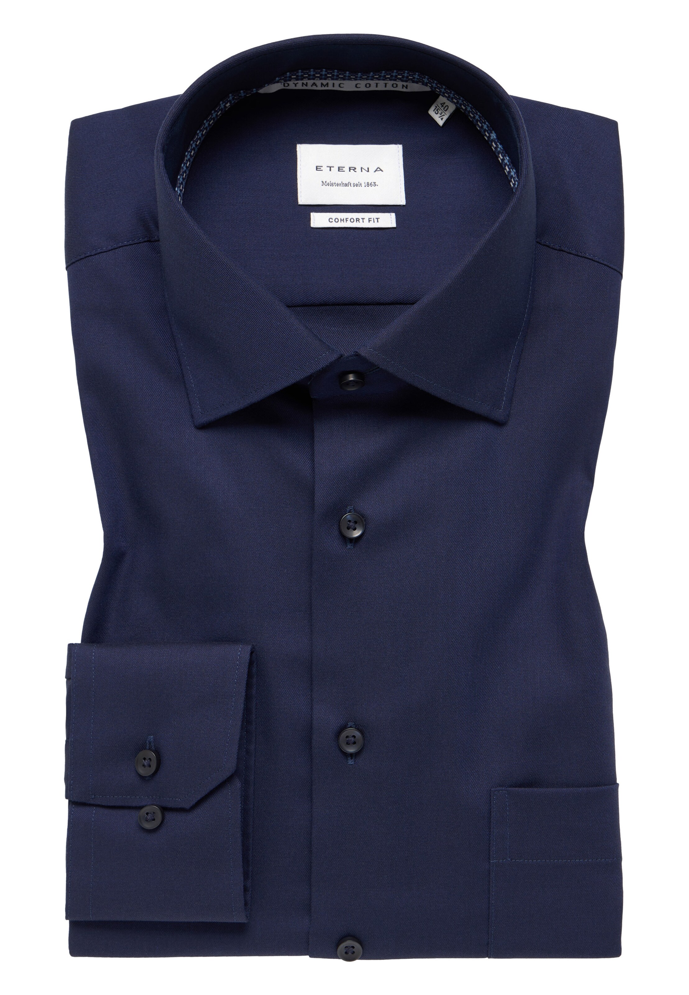 ETERNA Comfort Fit Hemd in Blau
