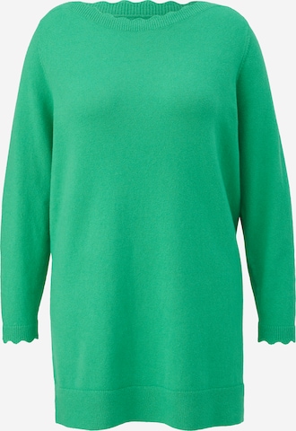 Pull-over TRIANGLE en vert : devant