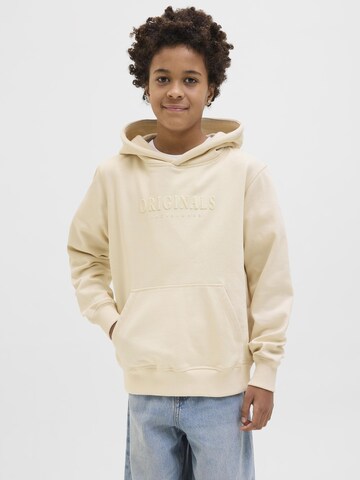 Jack & Jones Junior - Sweatshirt 'JORFrederiksberg' em branco: frente