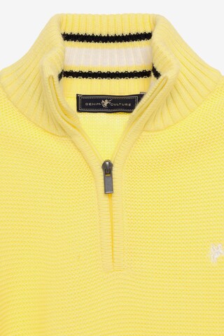DENIM CULTURE Sweater 'DINA' in Yellow