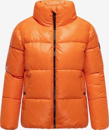 MARIKOO Talvitakki 'Hazalee 16' värissä oranssi: etupuoli