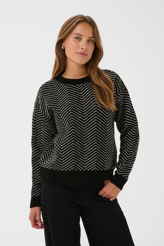 Pull-over 'KAbitzy' Kaffe en noir : devant