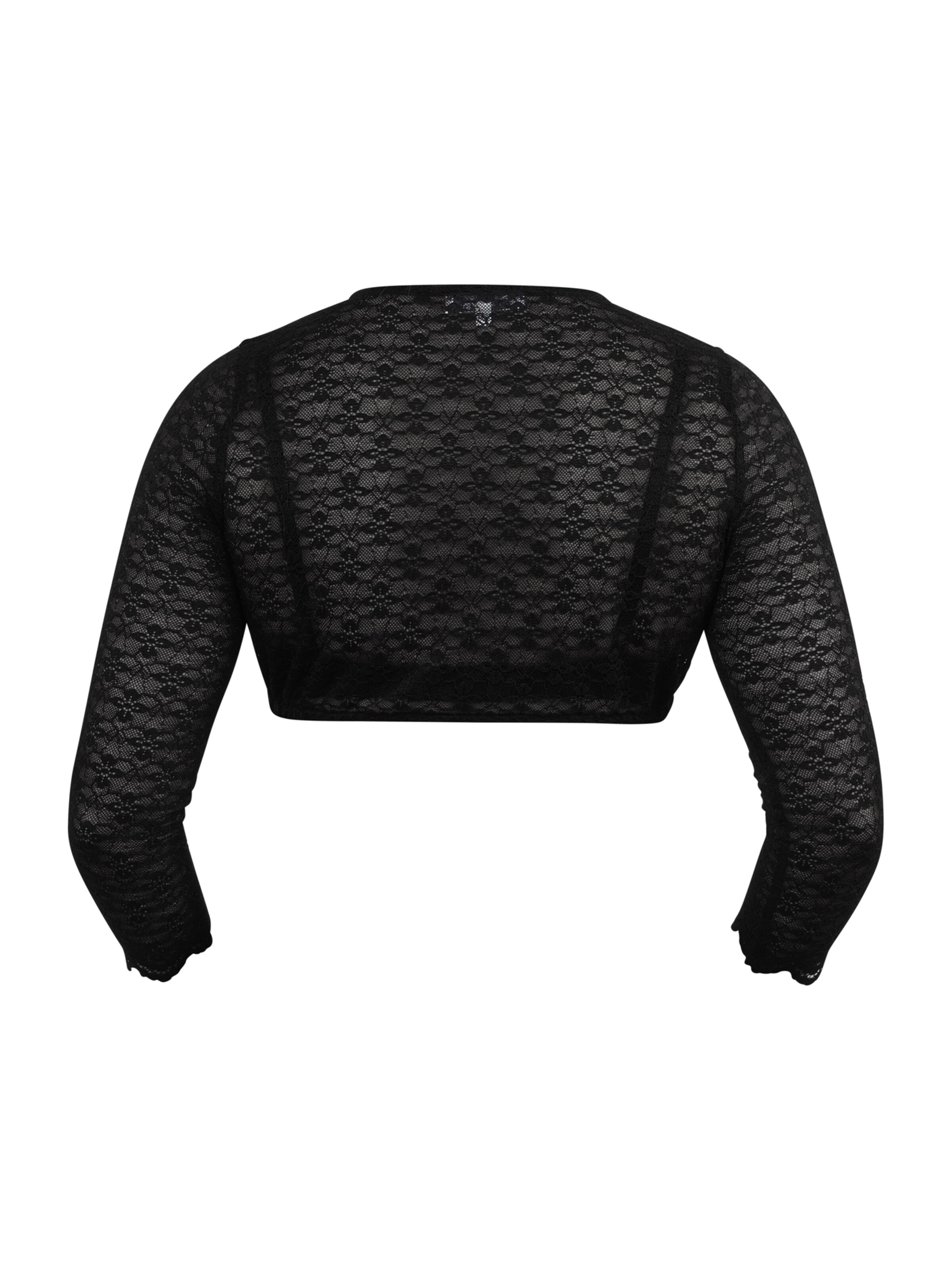 Bluză tradițională (Oktoberfest) 'Babenhausen' de la MARJO pe negru