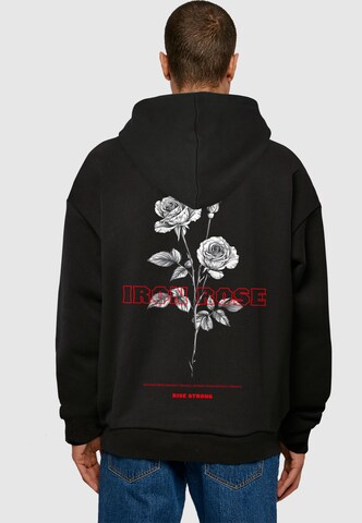 Merchcode Sweatshirt 'Iron Rose' in Schwarz