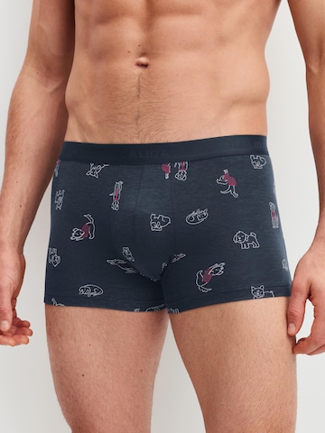 CALIDA Boxershorts 'Family & Friends' in Zwart