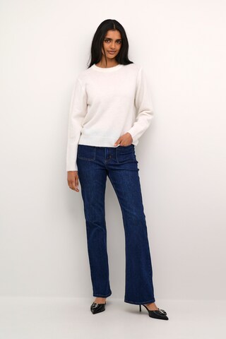 Pull-over 'Malene' Kaffe en blanc