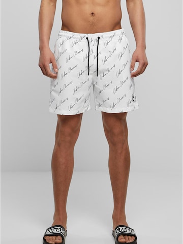 Urban Classics Swimming shorts in White: front