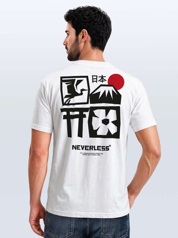 Neverless Shirt 'Japan Fuji' in White