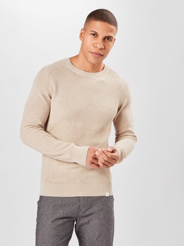 NOWADAYS Sweter w kolorze beżowy: przód