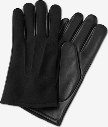 Sidegren Fingerhandschuhe 'Hiems' in Schwarz: Vorderseite