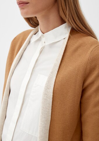 s.Oliver Cardigan i brun