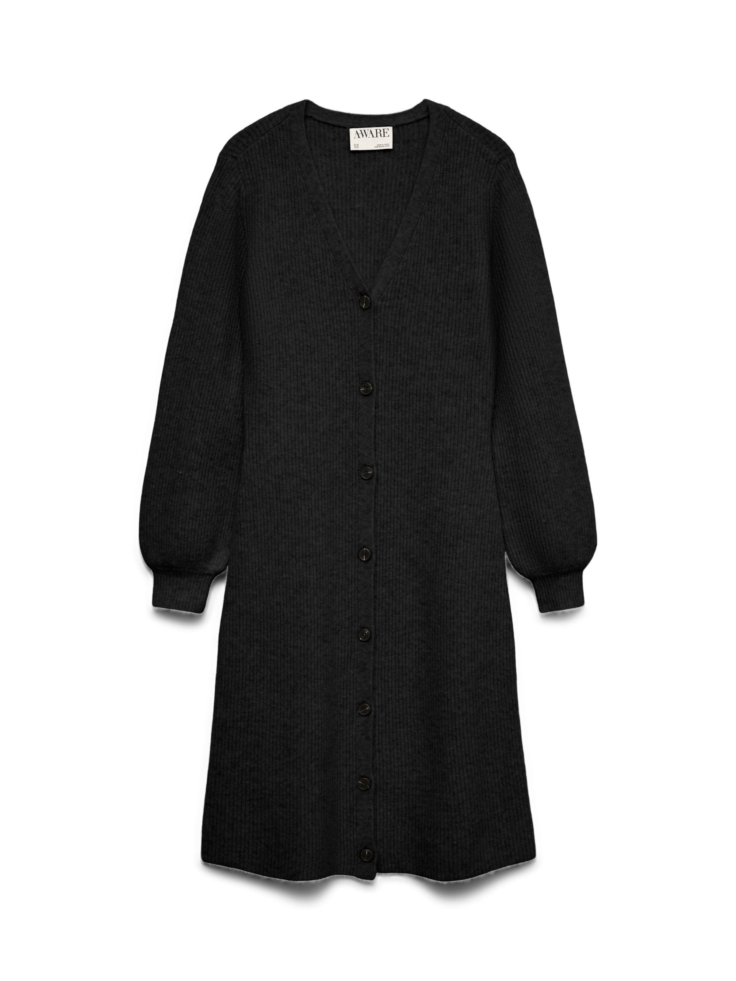Robes en maille 'VMAweve' VERO MODA en noir : devant