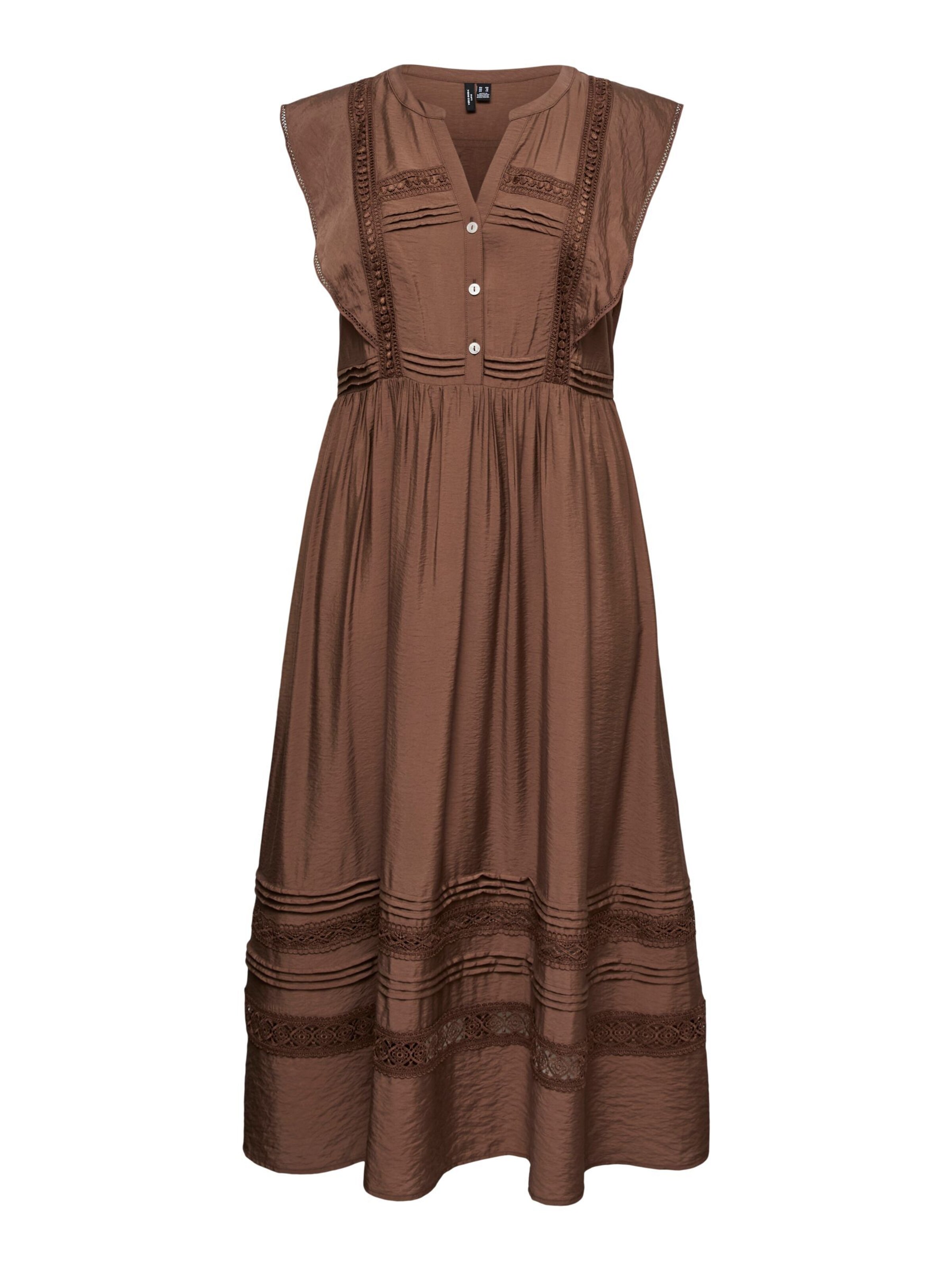 Abito 'JULES' di Vero Moda Curve in marrone: frontale