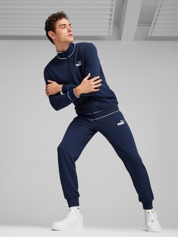 PUMA Trainingspak in Blauw: voorkant