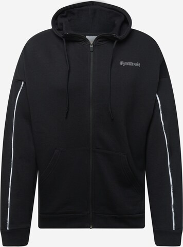 Reebok Sportssweatjakke i sort: forside