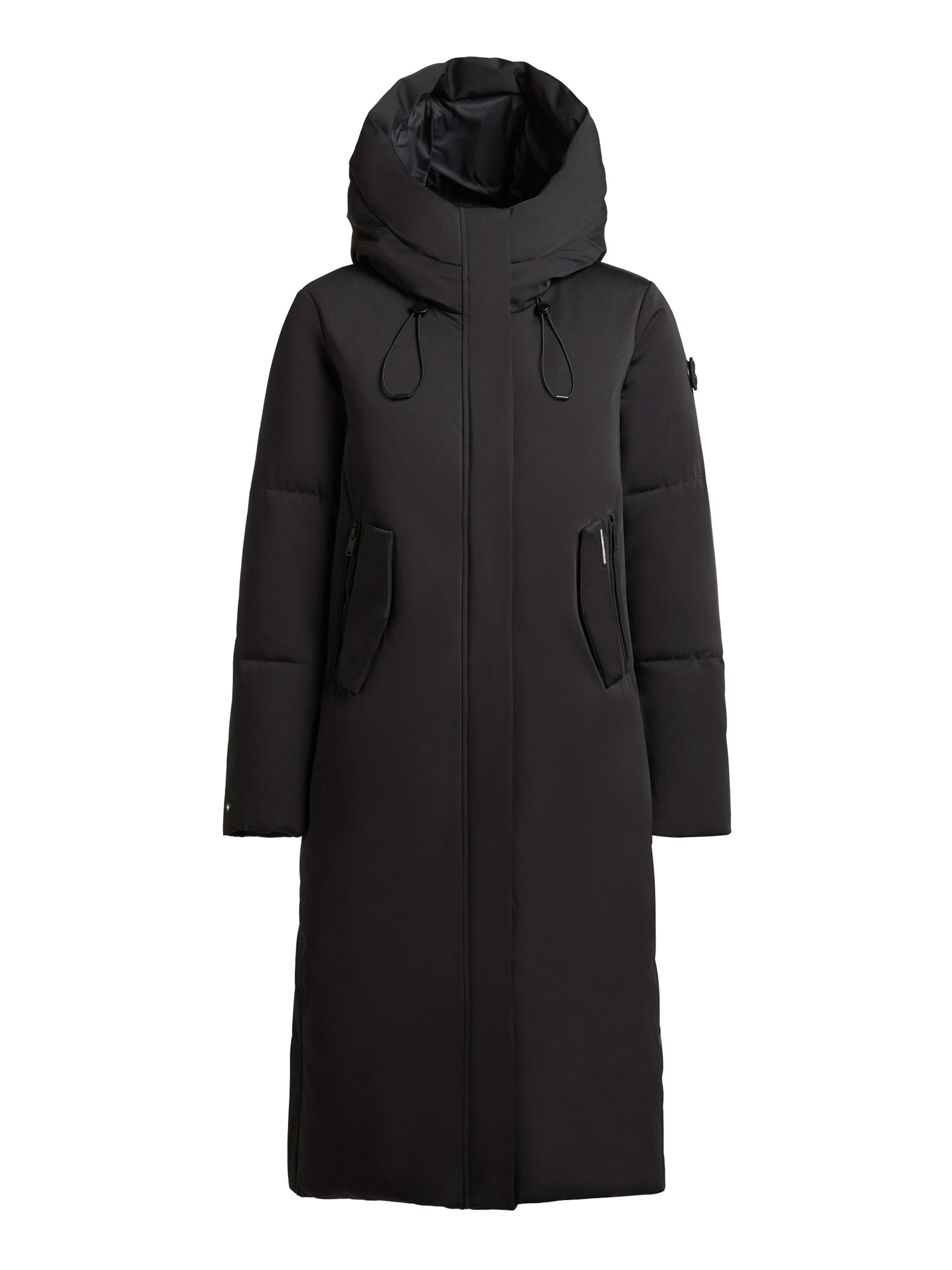 khujo Vinterfrakke 'LUGGS' i sort: forside