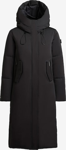 Cappotto invernale 'LUGGS' di khujo in nero: frontale