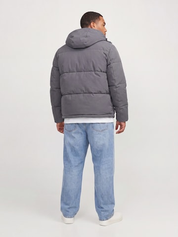 Jack & Jones Plus Kurtka zimowa 'JJGALAXY' w kolorze szary