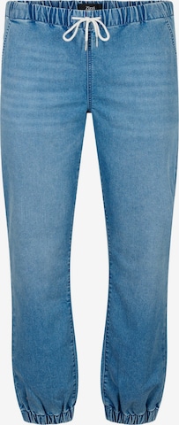 Tapered Jeans di Zizzi in blu: frontale