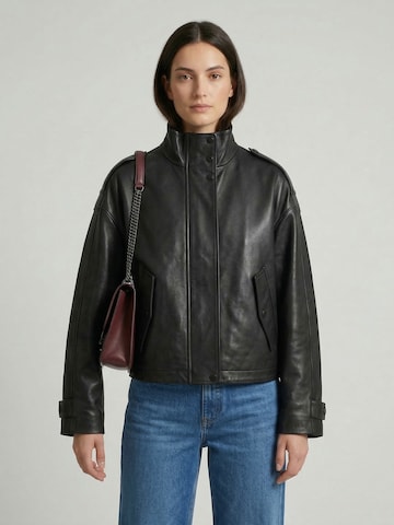 RICANO - Chaqueta de entretiempo 'Debora' en negro: frente