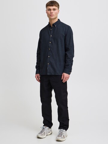 !Solid Regular Fit Hemd 'Pete' in Blau