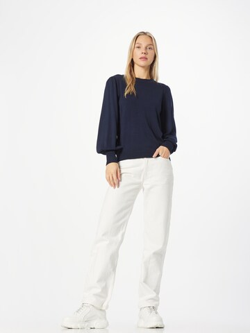 Pull-over 'Lizza' Kaffe en bleu