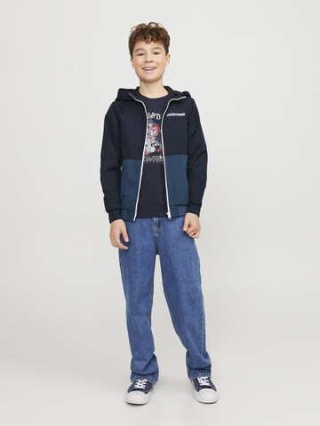 Jack & Jones Junior Prechodná bunda 'Rush' - Modrá