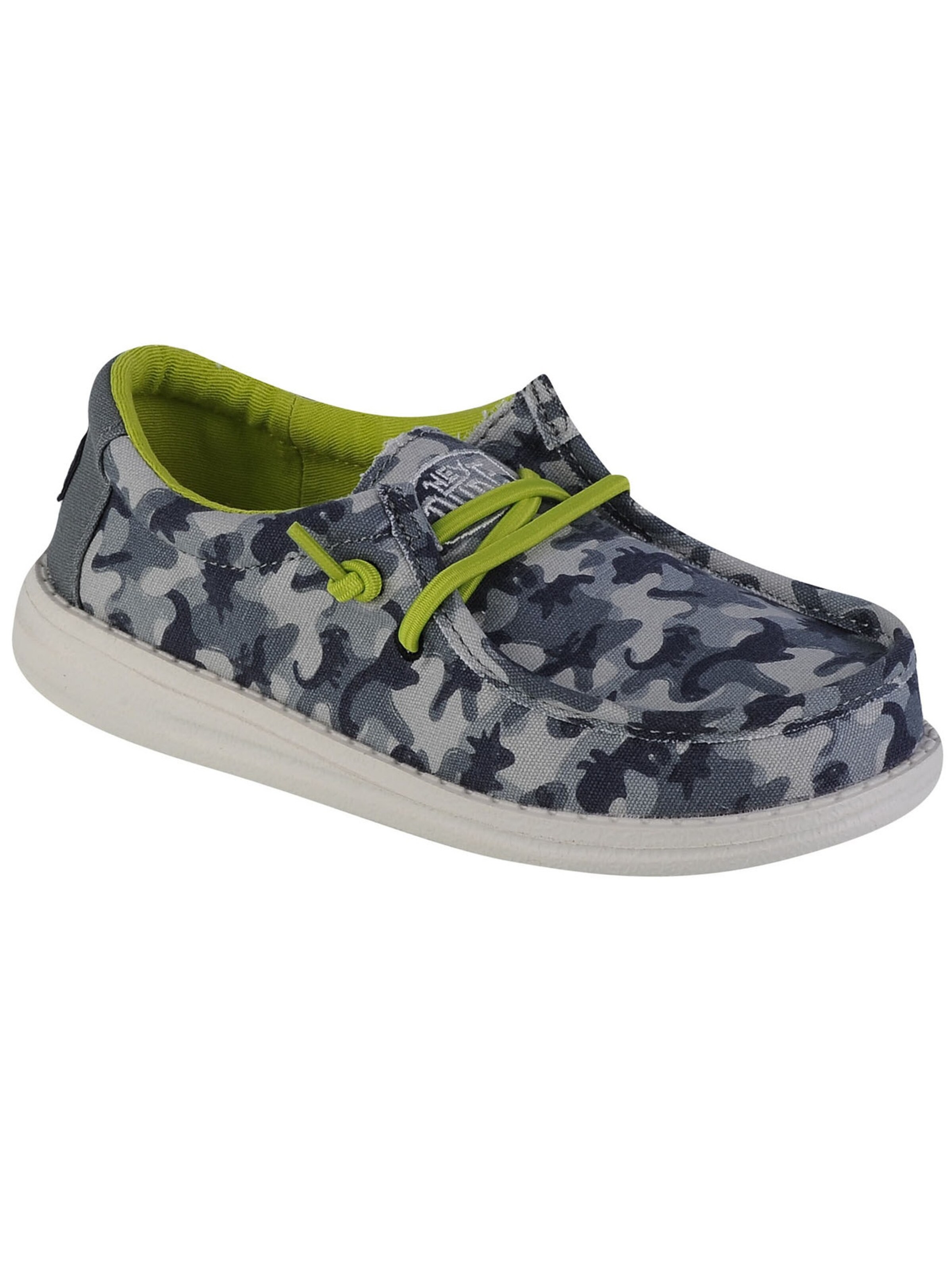 HEY DUDE Moccasins 'Hey Dude Wally Youth Camodino' in Grey: front