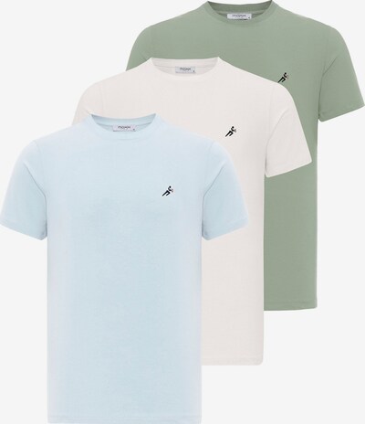 Moxx Paris T-Shirt en bleu / bleu marine / vert / blanc, Vue avec produit