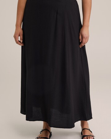 Gonna di WE Fashion in nero: frontale