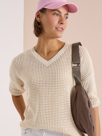 CECIL - Jersey en beige: frente