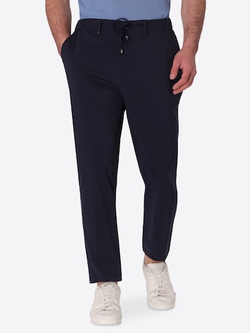 Distretto12 Regular Chino 'YORK T. GRANO. ' in Blauw: voorkant