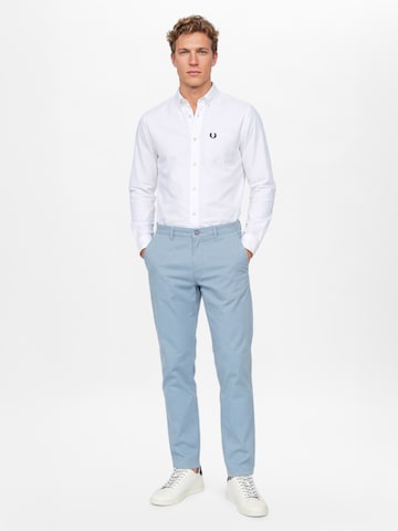 Nils Sundström Regular Chino in Blauw