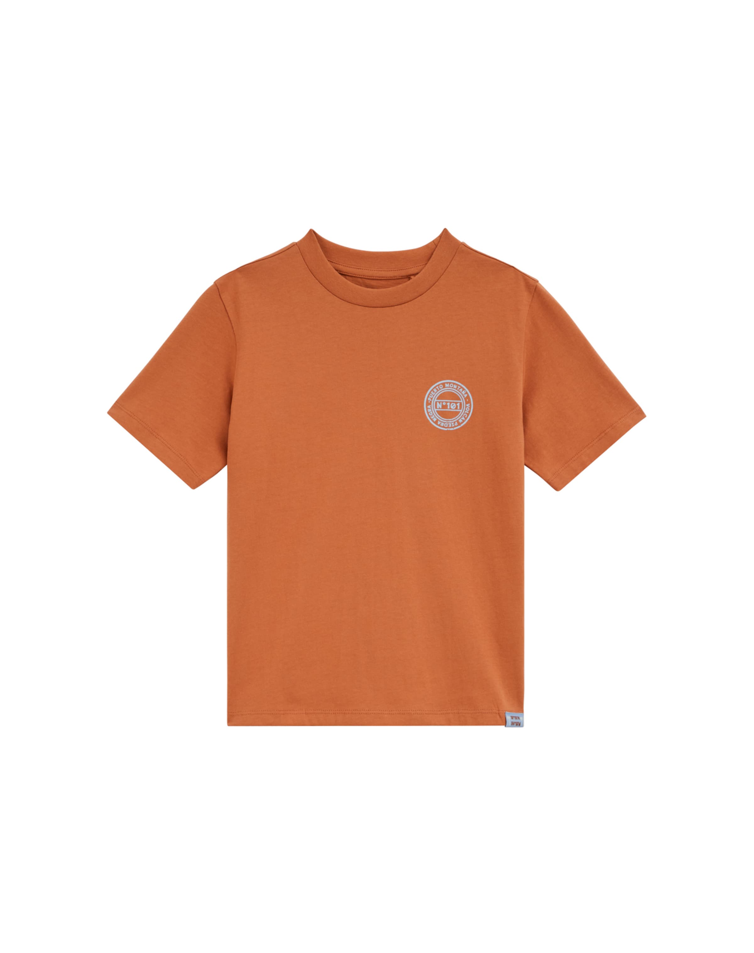 WE Fashion Shirt in Oranje: voorkant